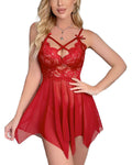 women net babydoll lingerie with panty