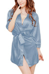 Xs and Os Women satin nightwear robe