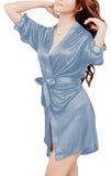 Xs and Os Women satin nightwear robe